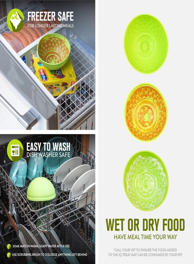 Hyper Pet IQ Treat Lick mat for Dogs, Slow Feeder & Cat Lick mats | Great Alternative to Slow Feeder Dog Bowls & Feeders | Perfect Licking mat, Cat Puzzle & Dog Enrichment Toys - Image 3